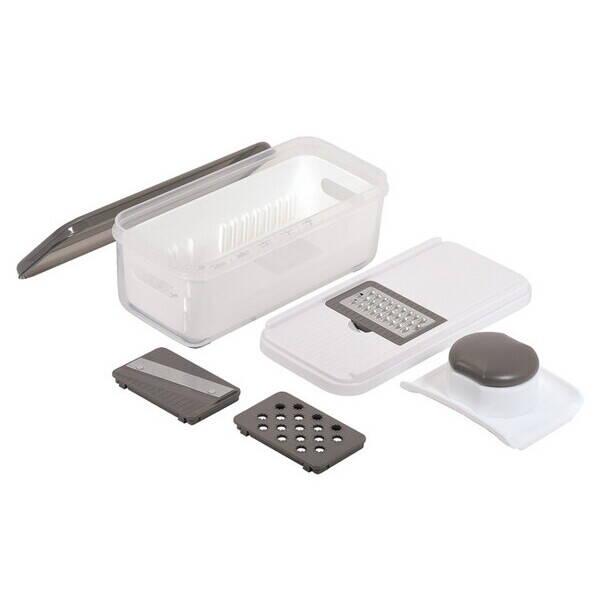 パール金属 C-1095 Simplice 野菜調理器ザル・ボウルセット レクタン C1095