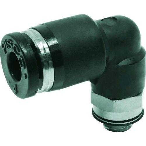 あすつく対応 「直送」 ピスコ PL4-M5 チューブフィッティング エルボ 適合外径４ｍｍ 接続口...