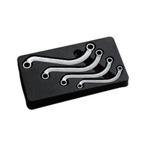 京都機械工具 NTM1204 S字メガネレンチセット 4本組 NTM-1204