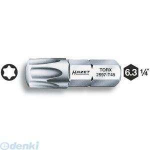 ハゼット HAZET 2597-T45   ＶＷ用トルクスドアヒンジスクリュードライバービット 2597T45｜edenki