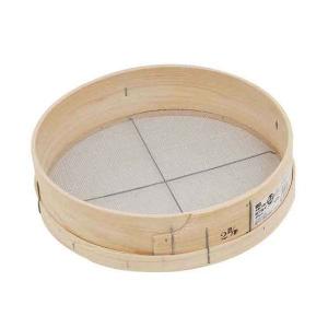 木枠ふるい 1尺5寸 4目 (約7.6mm角 亜鉛網) [丸型 篩 フルイ