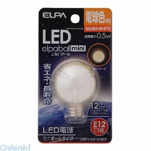 朝日電器 ELPA LDG1L-G-E12-G231 ＬＥＤデンキュウＧ３０ガタＥ１２ LDG1LGE12G231｜edenki