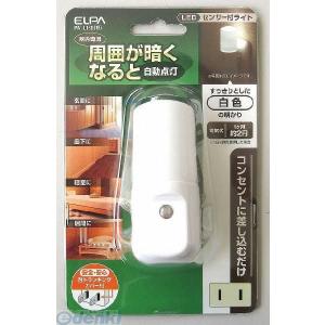 ELPA W LEDセンサー付ライト PM-L160 ホワイト