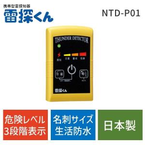 ［100560］ 日辰電機製作所 携帯型雷探知器 雷探くん NTD-P01 落雷 避難 登山 キャンプ スポーツ 屋外 イベント 工事 建設 雷｜edenki