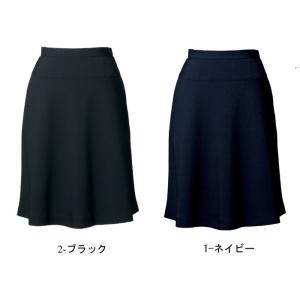 大きなサイズフレアースカート　制服　事務服　JOE51412  17号　19号　オールシーズン対応　...
