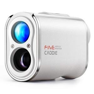 FineCaddie ファインキャディ J300 プレミアム レーザー距離計 ゴルフ用距離計 白 ホワイト
