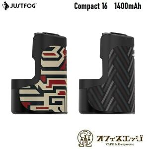 【新商品】JUSTFOG Compact 16 【バッテリーのみ】1400mAhCompact16 コンパクト16 ベイプ  電子タバコ vape 本体 mod  ー ジャストフォグ  [L-18]