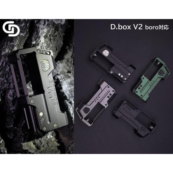 ボロタンク対応 GDMODS D.box V2 18650バッテリー対応 ベイプ 本体 mod va...