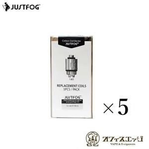 【5箱セット】【1.6Ω】 JUSTFOG Q14 Q16 交換用コイル ジャストフォグ　JUSTFOG Q14 Compact Kit スペアコイル　[Z-30]