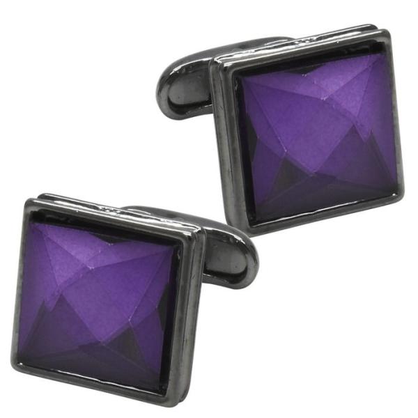 スクエア カットストーン カフスボタン | カフスボタン カフリンクス カフスリンクス カフス 白 ...