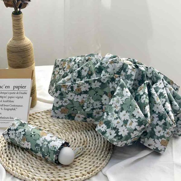 傘 レディース 女性用 5つ折り 折りたたみ ミニ 携帯 コンパクト カプセル型 晴雨兼用 UVカッ...