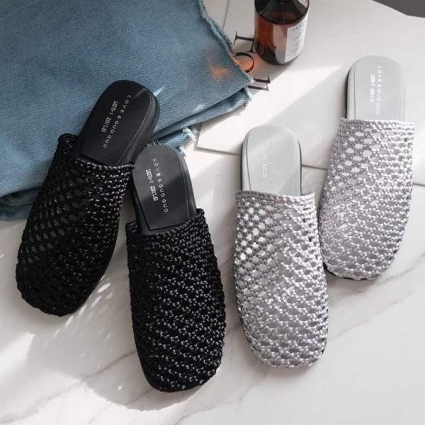 メッシュ ミュール レディース 夏春 痛くない 疲れない