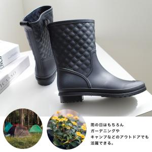 レインブーツ レディース レインシューズ 防水...の詳細画像5