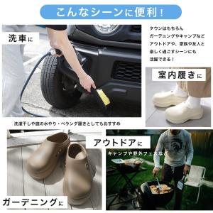 サボ サンダル レディース 厚底 完全防水 防...の詳細画像3