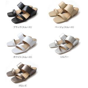 サンダル レディース ローヒール ウェッジソー...の詳細画像1