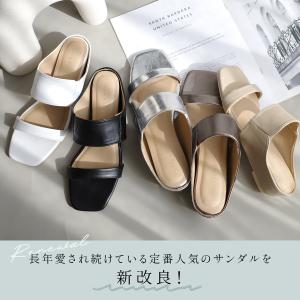 サンダル レディース ローヒール ウェッジソー...の詳細画像3