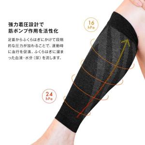 サポーター ふくらはぎ 着圧 日本製 ポスト投...の詳細画像2