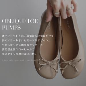 パンプス レディース ローヒール 歩きやすい ...の詳細画像3