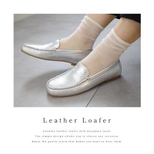 ローファー 本革 レディース 返品交換不可 セ...の詳細画像3