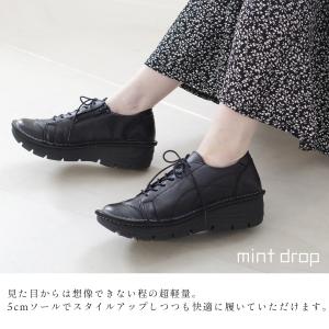スニーカー 本革 レディース 歩きやすい 履き...の詳細画像4