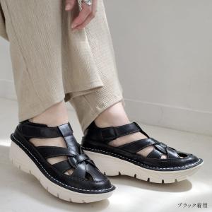 サンダル 本革 グルカサンダル レディース 痛...の詳細画像5
