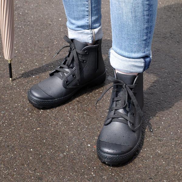 レインブーツ レインシューズ レディース スニーカー 防水 長靴 履きやすい 歩きやすい 痛くない ...