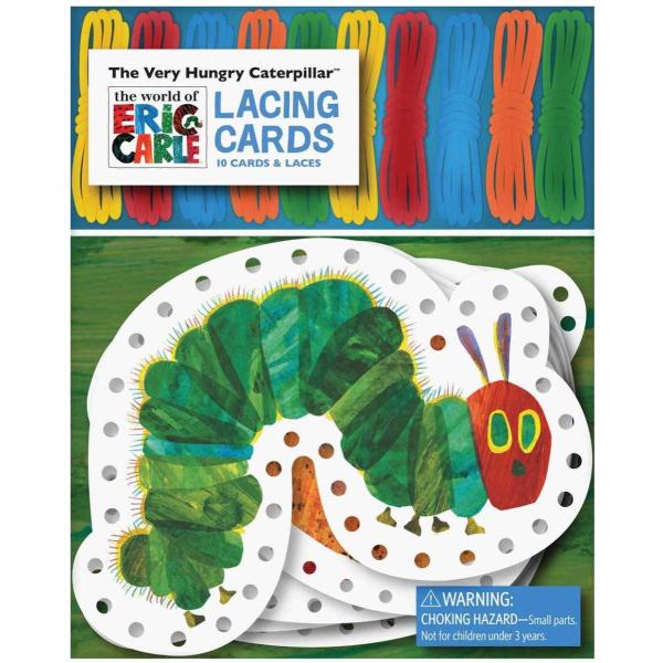 『The Very Hungry Caterpillar Lacing Cards』Carle Er...