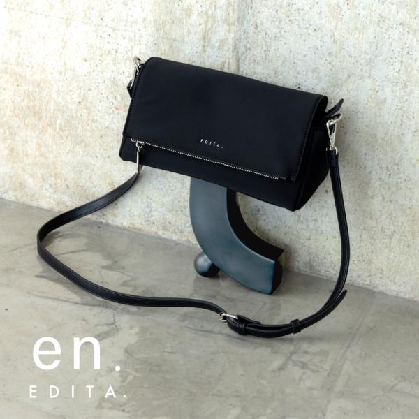 横長 ショルダーバッグ 三角 おしゃれ きれいめ 人気 黒 横長バッグ レディース ショルダー 上品...