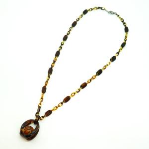 べっ甲 白甲 チョーカー 高級ネックレス 長寿 縁起物 : 横浜中華街龍