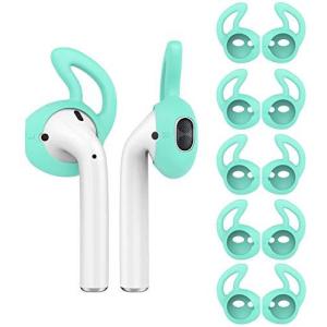 A-Focus AirPods2とAirPods1用 イヤーフック イヤーピース ズレ解消 落ち防止 フィット感向上 収納ケース付き 10個5ペア入り