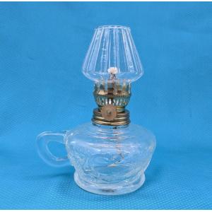 棒芯真鍮ランプ アンバー豆ホヤ S41920 灯油ランプ : 江戸川屋ランプ