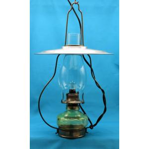 7分芯吊りランプ電球仕様緑壺 2420 : 江戸川屋ランプ - 通販 - Yahoo