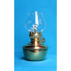 棒芯真鍮ランプ　　クリアー豆ホヤ　S41820　　灯油ランプ
