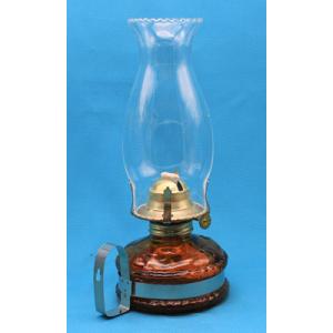 7分芯スタンドランプ アンバー油壺 S67620 灯油ランプ : 江戸川屋