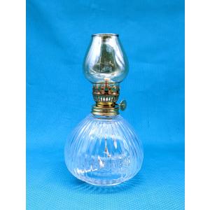 棒芯真鍮ランプ クリア豆ホヤ 42120 灯油ランプ : 江戸川屋ランプ