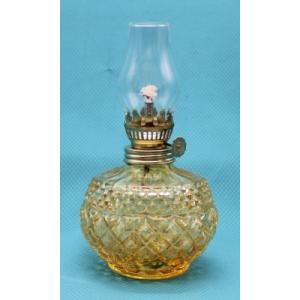 棒芯真鍮ランプ アンバー豆ホヤ S41920 灯油ランプ : 江戸川屋ランプ