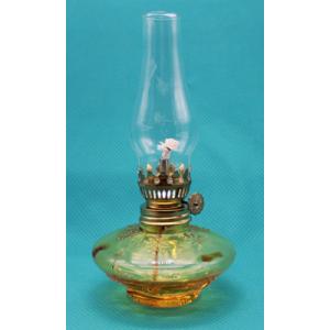 棒芯パイン型 クリアー壺 クリアー豆ホヤ S74330 灯油ランプ : 江戸川