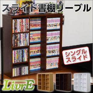 スライド書棚【-Livre-リーブル】（シングルスライド・浅型タイプ）｜edosho