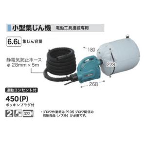 マキタ 450P 粉塵専用小型集塵機 AC100V 新品 450(P)｜edougukann