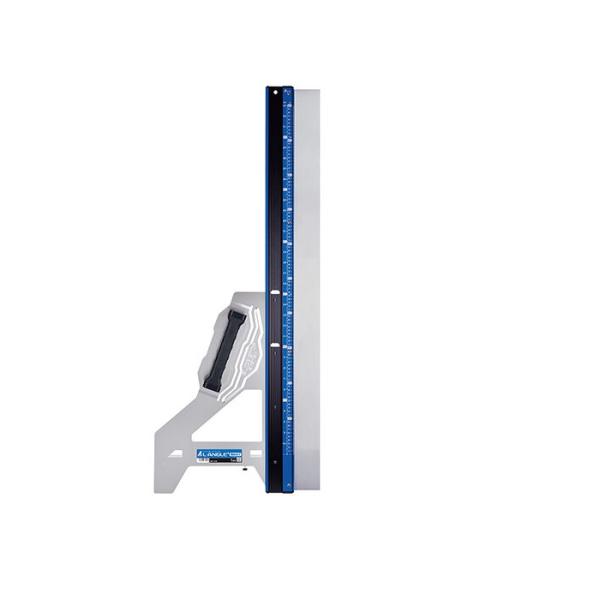 シンワ測定 73198 丸ノコガイド定規 エルアングル Plus 1ｍ 併用目盛 補助板付 材料を傷...