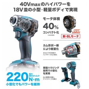 マキタ TD005GRDX 40Vmax充電式...の詳細画像2