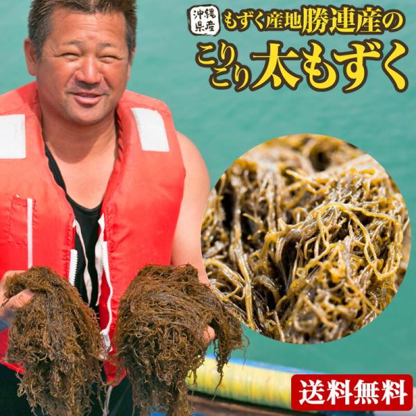 送料無料 沖縄県産 もずく 2.5Kg 有名ブランド 勝連産 海藻類 もずく モズク 塩麹 沖縄 お...