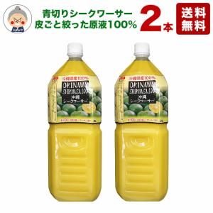 シークワーサー 原液 2L×2本入り オキハム 沖縄県産 シークワーサー ジュース 100％使用 青切り ノビレチン  業務用サイズ｜シークワーサー 2本｜｜edoya13