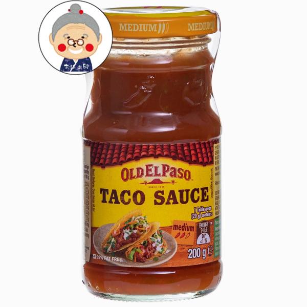 オールド・エルパソ タコソース 中辛 200g Old El Paso｜ソース｜