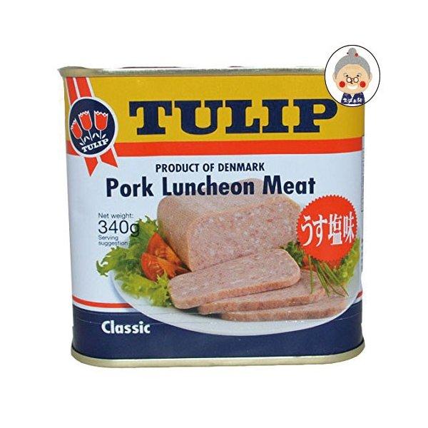 【ポークランチョンミート】スパムと並ぶ人気商品 チューリップポーク TULIP｜缶詰め｜