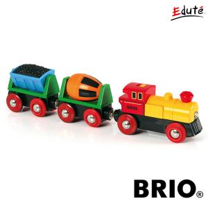 BRIO ブリオ おもちゃ 電車 木製レール 誕生日 プレゼント 知育玩具 バッテリーパワーアクショントレイン 木のおもちゃ 3歳 男の子 女の子 木製｜edute