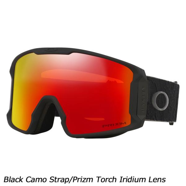 オークリー OAKLEY ラインマイナーL ブラックカモストラップ OO7070 スノーボード ゴー...