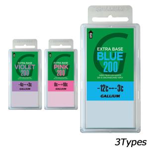 GALLIUM ワックス EXTRA BASE BLUE 200 4個セット GALLIUM（ガリウム） ワックス EXTRA BASE WAX BLUE ベースワックス