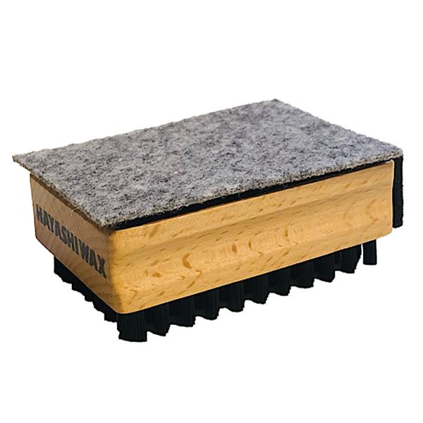 ハヤシワックス HAYASHI WAX 3WAYフエルト付ナイロンブラシ 4562484934333...