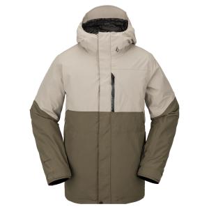 ボルコム VOLCOM エル ゴアッテクスジャケット G0652302 DARK KHAKI スノーボードウェア ジャケット メンズ 防水 GORE-TEX｜ee-powers